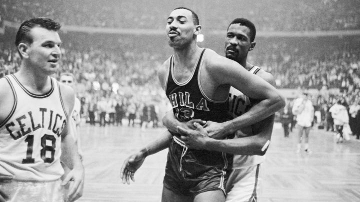 Chamberlain, Russell y los huesos del primer gran Warriors-Celtics