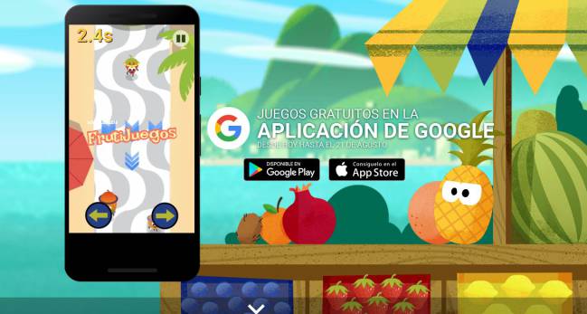 Minijuegos Juega En Tu Movil A Las Fruta Olimpiadas De Google As Com