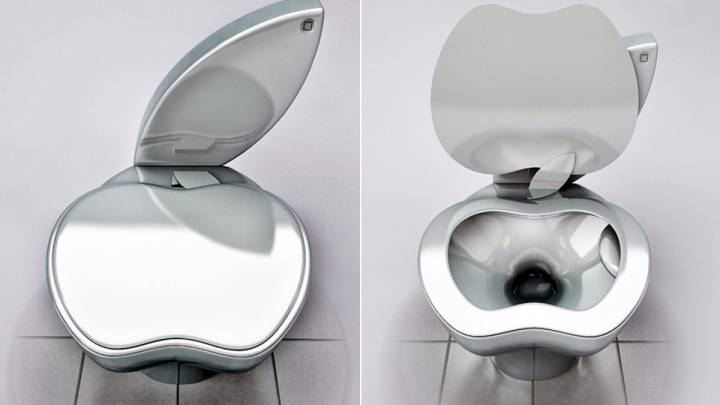 Un váter con forma de iPhone para las nuevas oficinas de Apple