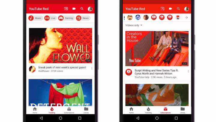 La app de YouTube para Android presume de nuevo diseño - AS.com