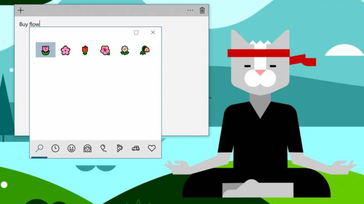 buscador emojis windows 10