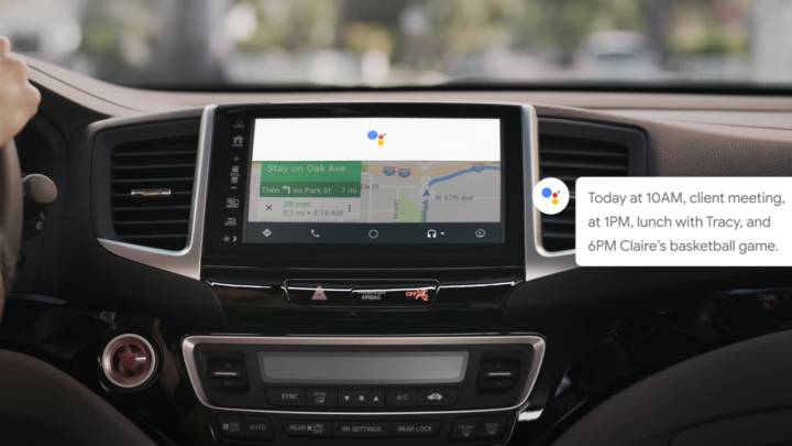 google assistant android auto