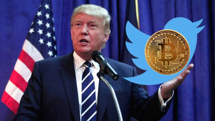 La cuenta verificada de Twitter de Donald Trump que quiere estafarte dinero