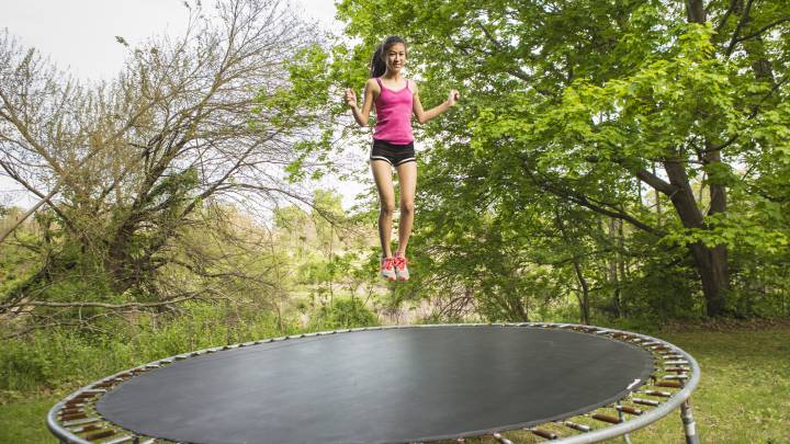 Trampolin, cama elastica, Trampoline, gimnasia en trampoline, cama  saltarina, jumping fitness