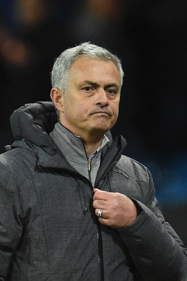 José Mourinho, técnico del Manchester United.