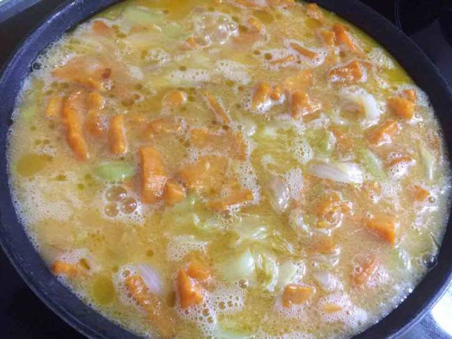 Tortilla de batatas.