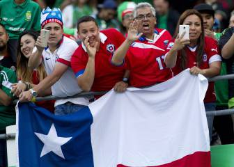 Chile vs México, en imágenes