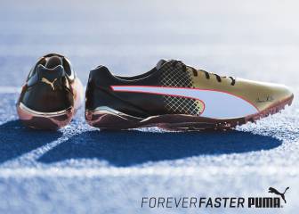 Las zapatillas con las que Bolt hizo historia están en Chile