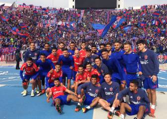 La U entrenó en el Nacional en medio del tradicional 'Banderazo'