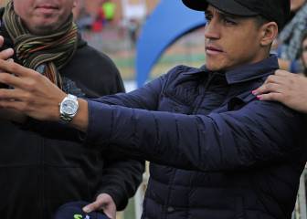 Alexis Sánchez se unió a los trabajos de la Roja