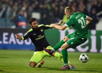 Ludogorets 2-3 Arsenal: crónica, resumen y goles