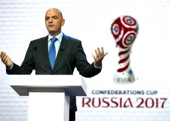 Sorteo Copa Confederaciones Rusia 2017: crónica, grupos, calendario