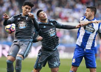Celta y Hernández ganaron el clásico al Depor en La Coruña