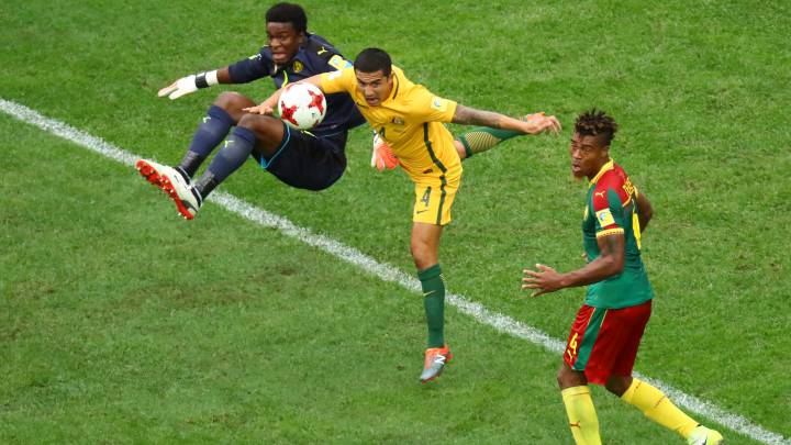 Camerún 1 - 1 Australia: Un empate que poco les sirve