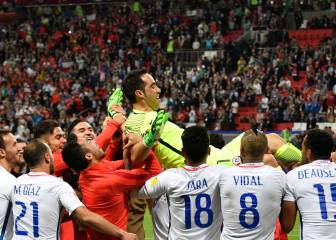 Chile (3)0-0 (0) Portugal: Bravo es héroe y la Roja avanza a la final