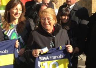 La Presidenta Bachelet se hizo socia honoraria de Boca Juniors