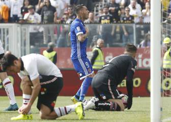 Mauricio Pinilla marcó su primer gol en clásicos