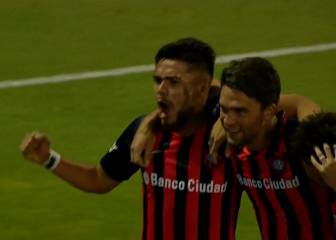 Paulo Díaz convierte de cabeza y brilla otra vez en San Lorenzo