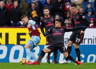 Burnley 0-1 Arsenal: Alexis anotó de penal