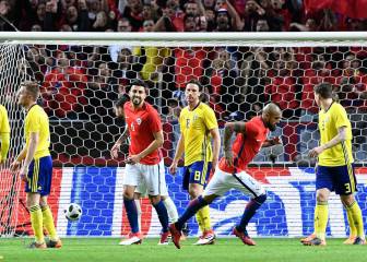 Chile-Suecia (2-1): la era Rueda parte con un triunfo