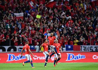 Chile vs Suecia en imágenes