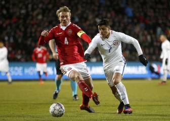 Dinamarca vs Chile en imágenes
