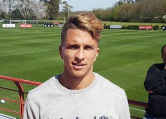 Hijo de Simeone asoma como reemplazante de Brian Fernández