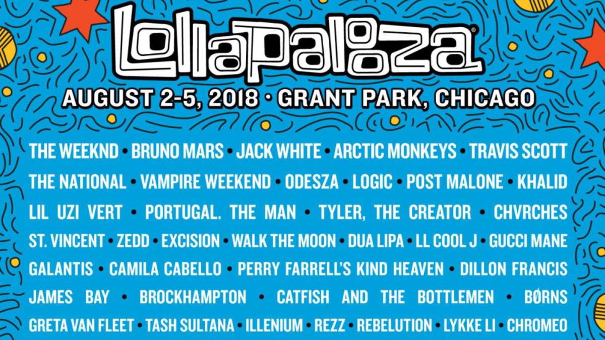 Lollapalooza Chicago 18 Programacion Y Horario Dia Por Dia As Chile
