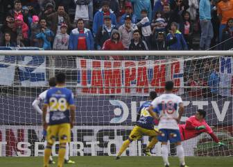 Cristián Suárez marcó el primer gol de penal de su carrera