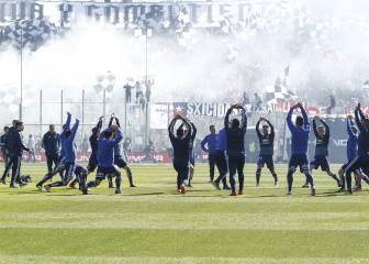 La U no le hace caso a Ruiz Tagle y calienta en la cancha