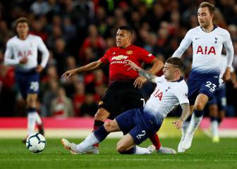 Tottenham humilla al United en la vuelta de Alexis Sánchez