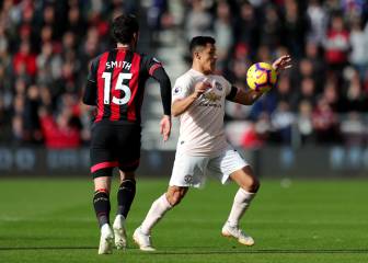 Bournemouth 1 - 1 M. United: Alexis asistió en el primer gol