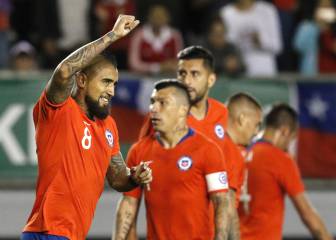 1x1 Chile: Vidal, Sánchez y Medel se reivindicaron con la Roja