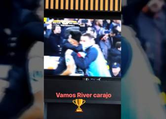 La eufórica celebración de Alexis tras el título de River