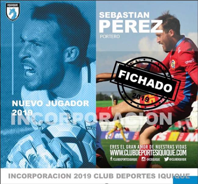 Sebastian Perez Se Transformo En Nuevo Arquero De Iquique As Chile