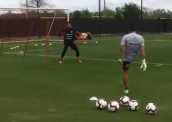 Así fue el primer entrenamiento de la Roja en Houston