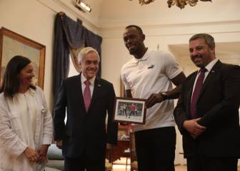 Insólito: Piñera se fotografió con Bolt y su propio meme