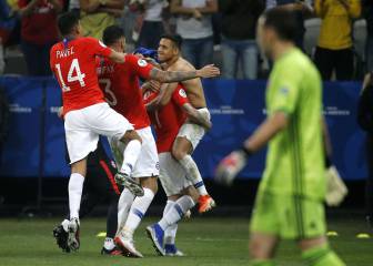 Así vivimos el festejo de la Roja ante Colombia en Copa América