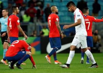 Así vivimos la eliminación de la Roja ante Perú en semifinales