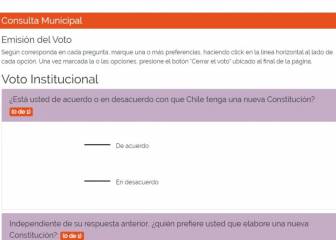 ¿Cuáles fueron los resultados de la consulta ciudadana por una nueva Constitución en Chile?