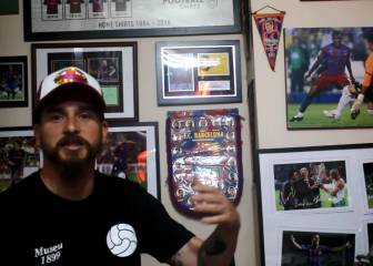 El mayor coleccionista del Barcelona en Chile: 