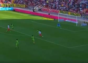 La perfecta definición de Delgado en la derrota de Necaxa