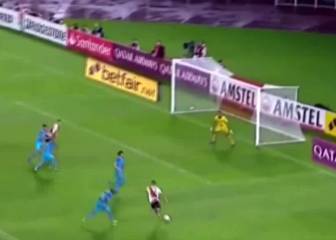 El golazo de Paulo Diaz en el amplio triunfo de River Plate