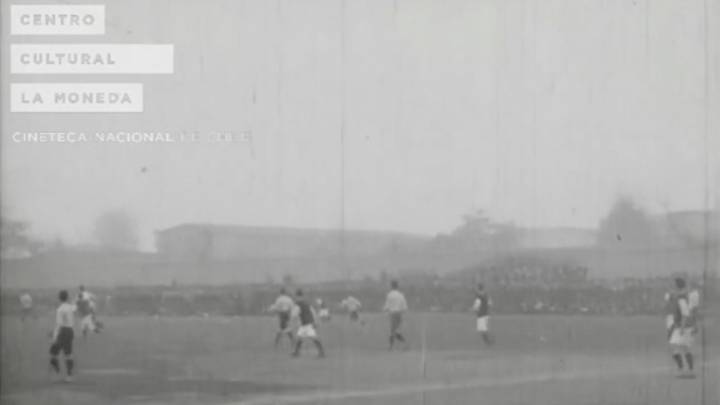 Un registro único: el primer archivo en video de un partido de fútbol en Chile