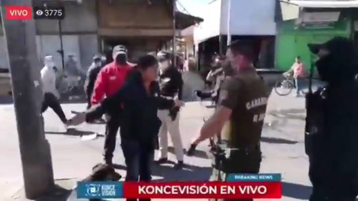Insólito: ¡mujer con covid-19 escapó del hospital y fue a trabajar a la vega de Talcahuano!
