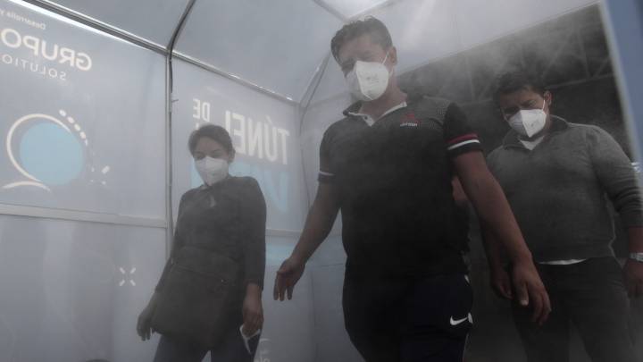 'Túnel de la vida' en Chile: qué es y cómo funciona la desinfección