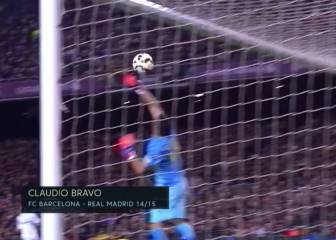 Cumpleaños 37 de Bravo: su atajada histórica a Cristiano en un clásico Madrid-Barcelona
