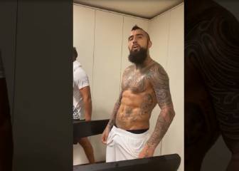 ¡10 kilómetros! Vidal y su duro entrenamiento en cuarentena