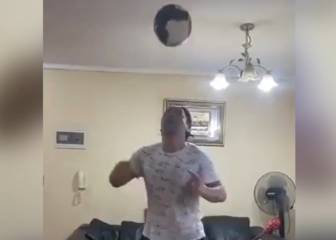 ¡Kalule Challenge! El ex volante mostró su destreza con el balón