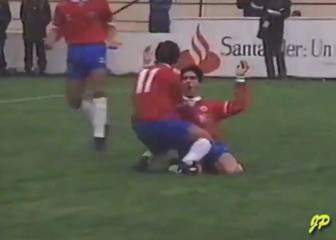 El único gol que Marcelo Vega anotó jugando por la Roja